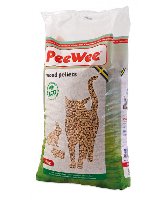 1 sac de 9 kg / 14L de granulés de bois PeeWee